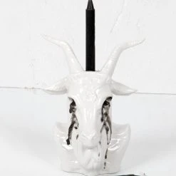 AFT1 Accessories Crying Baphomet Candle Holder