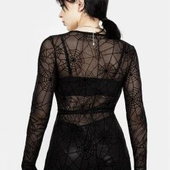 MET1 VENOM MESH WRAP DRESS Women