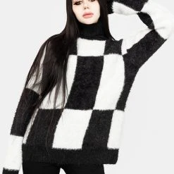WEI1 Two-Tone Checkerboard Jumper