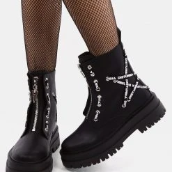 CHI1 HEXDOLL LACED BOOTS