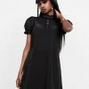 CHI1 Clothing SECRETS PINTUCK PANELLED MINI DRESS