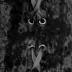 CHI1 MALEFIC LACE-UP PANEL SKIRT Clothing