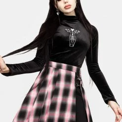 CHI1 Vivacity Pleated Mini Skirt Women