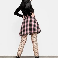 CHI1 Vivacity Pleated Mini Skirt Women