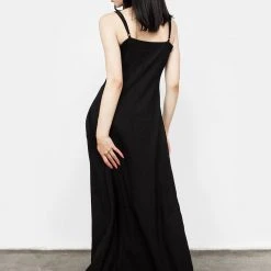 DDS1 Libertina Lace Panel Slip Dress Clothing