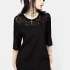DDS1 Libertina Lace Panel Tee