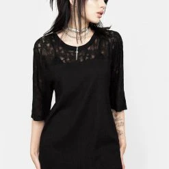 DDS1 Libertina Lace Panel Tee