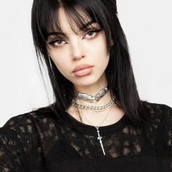 DDS1 Libertina Lace Panel Tee