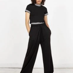 DDS1 Clothing Monica Double Waistband Jersey Pants