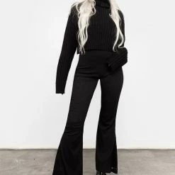 DDS1 Libertina Lace Panel Flares Clothing