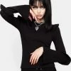 DMT1 Wilhelmina Flare Sleeve Ruffle Top Clothing 2 DMT1 Wilhelmina Flare Sleeve Ruffle Top Clothing