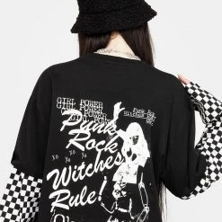 DMT1 Punkwitch Oversized Top