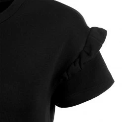 DMT1 Power Frill Sleeve Skater Dress Clothing