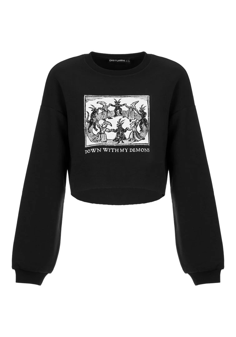 DMT1 Demons Crop Sweat Top 9 DMT1 Demons Crop Sweat Top