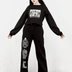DMT1 Clothing Moonmantra Wide Leg Joggers