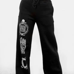 DMT1 Clothing Moonmantra Wide Leg Joggers