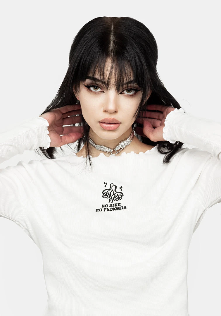 DMT1 Clothing No Rain No Flowers Rib Top 3 DMT1 Clothing No Rain No Flowers Rib Top