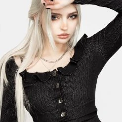 DMT1 Morana Pointelle Lounge Cardi Clothing