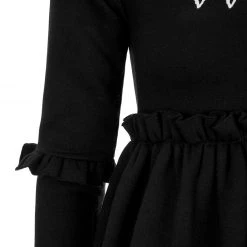 DMT1 Vvitch Ruffle Midi Skater Dress