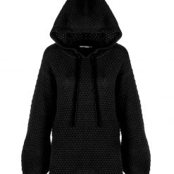 HIG1 Druid Knit Oversized Hoody Clothing