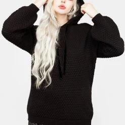 HIG1 Druid Knit Oversized Hoody Clothing