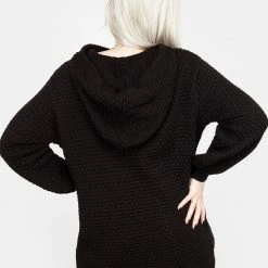 HIG1 Druid Knit Oversized Hoody Clothing