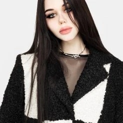 JAB1 Clothing Dreamtime Checkerboard Teddy Coat 17 JAB1 Clothing Dreamtime Checkerboard Teddy Coat