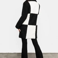 JAB1 Clothing Dreamtime Checkerboard Teddy Coat 20 JAB1 Clothing Dreamtime Checkerboard Teddy Coat