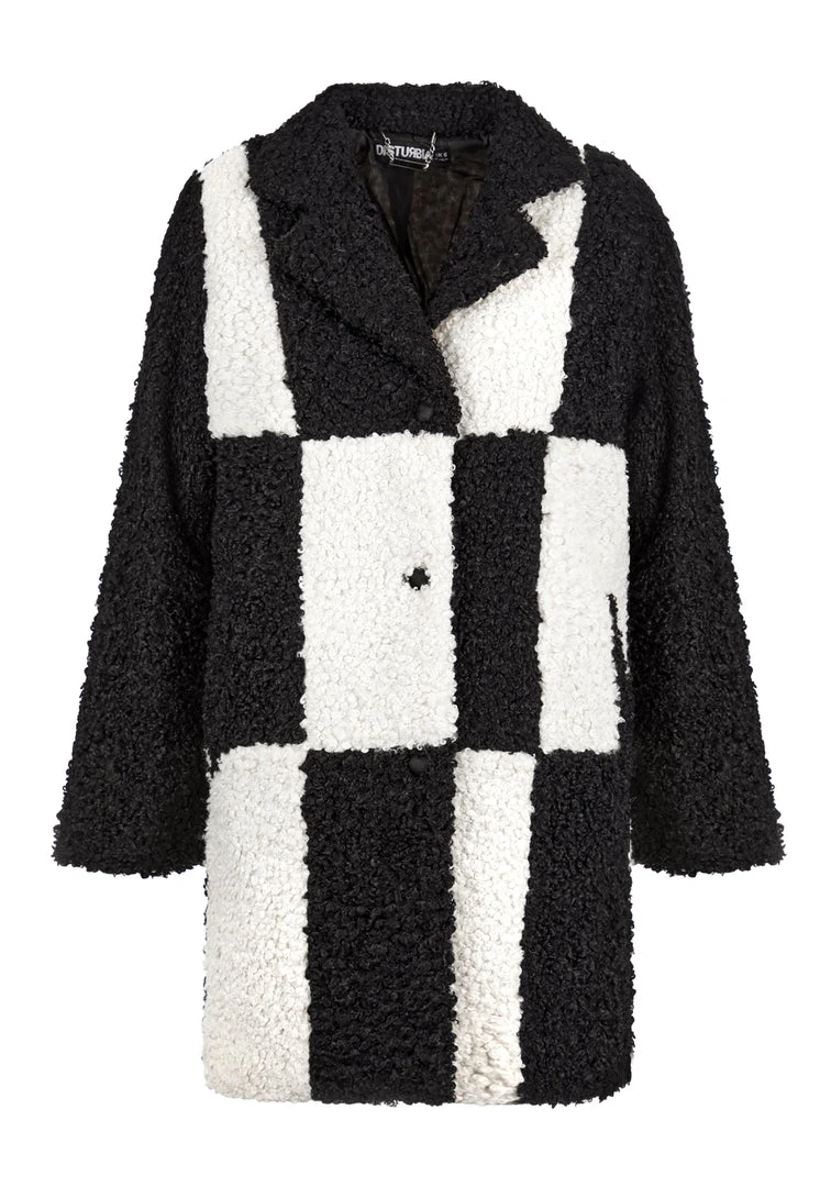 JAB1 Clothing Dreamtime Checkerboard Teddy Coat 10 JAB1 Clothing Dreamtime Checkerboard Teddy Coat