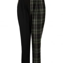 LVT1 Checkmate High Waist Tapered Trousers