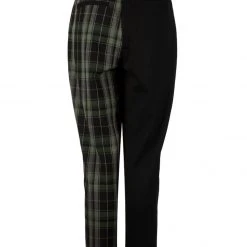 LVT1 Checkmate High Waist Tapered Trousers