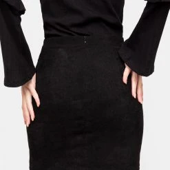 LVT1 Carmilla Lace Up Mini Skirt Clothing