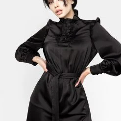 LVT1 Obsession Pintuck Ruffle Jumpsuit Clothing