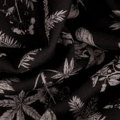 LVT1 Poisonous Plant Puff Sleeve Midi Dress