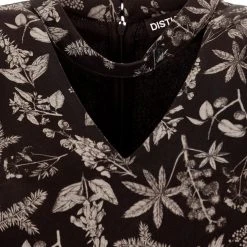 LVT1 Poisonous Plant Puff Sleeve Midi Dress