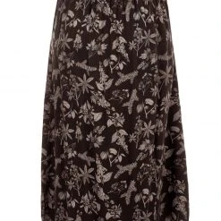 LVT1 POISONOUS PLANT SPLIT MIDI SKIRT