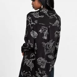 LVT1 Clothing Zodiac Oversized Asymmetric Shirt