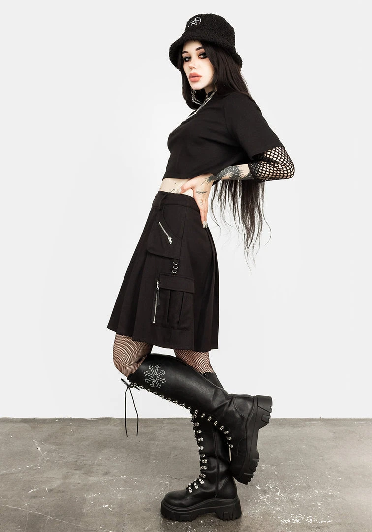 LVT1 APOCALYPSE CARGO MINI SKIRT Clothing 4 LVT1 APOCALYPSE CARGO MINI SKIRT Clothing