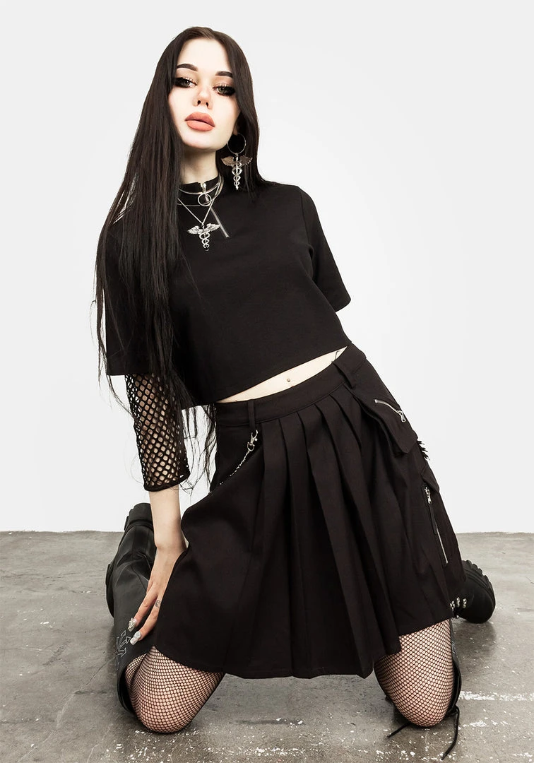 LVT1 APOCALYPSE CARGO MINI SKIRT Clothing 7 LVT1 APOCALYPSE CARGO MINI SKIRT Clothing