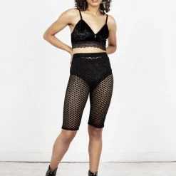 MET1 Clothing Papilio Knee Length Cycling Shorts