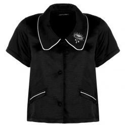 MET1 LULLABY COLLARED PYJAMA TOP