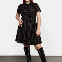 MET1 Clothing Jinx Check Co Ord Top