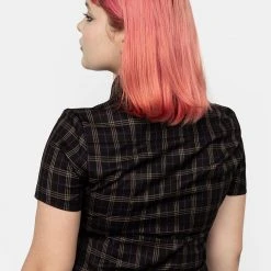 MET1 Clothing Jinx Check Co Ord Top