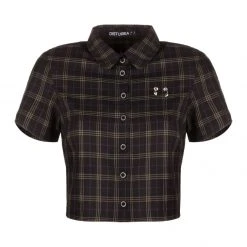 MET1 Clothing Jinx Check Co Ord Top