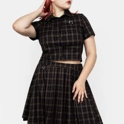 MET1 Jinx Check Co Ord Skirt Clothing