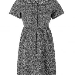 MET1 Flora Collared Dress Clothing