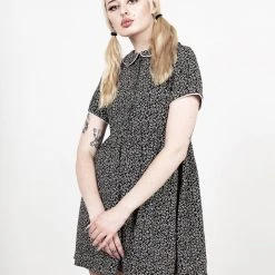 MET1 Flora Collared Dress Clothing
