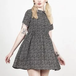 MET1 Flora Collared Dress Clothing