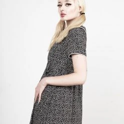 MET1 Flora Collared Dress Clothing