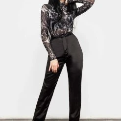 MET1 Clothing INCORPOREAL SATIN TROUSERS